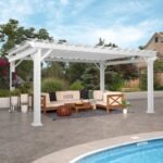 16′ X 12′ Traditional Steel Pergola