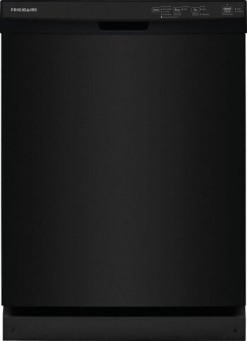 Frigidaire 24″ Built-In Dishwasher, Front Control, Black