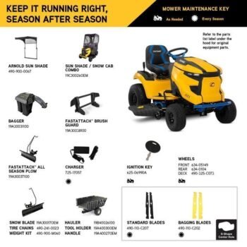 The Cub Cadet Enduro Series XT1 LT42E 42-in. 56V MAX* Riding Lawn Mower