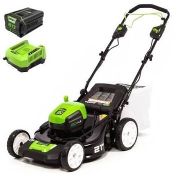 Greenworks 80V 21" Self-Propelled Cordless Lawn Mower