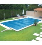 Bâche piscine à barres 7,50 x 4 m